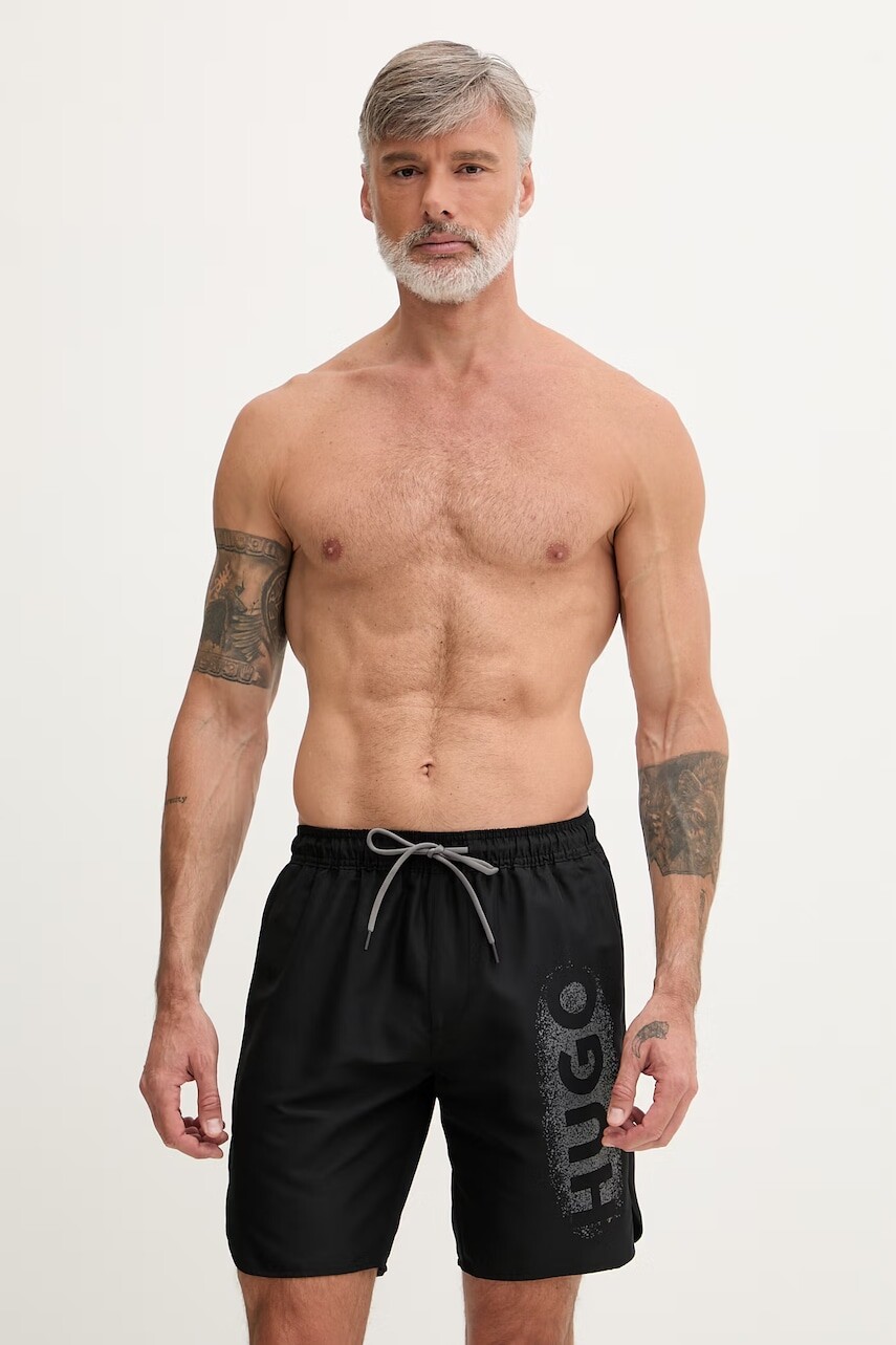 HUGO plavecké šortky pánske SPRAY_SWIM_SHORTS