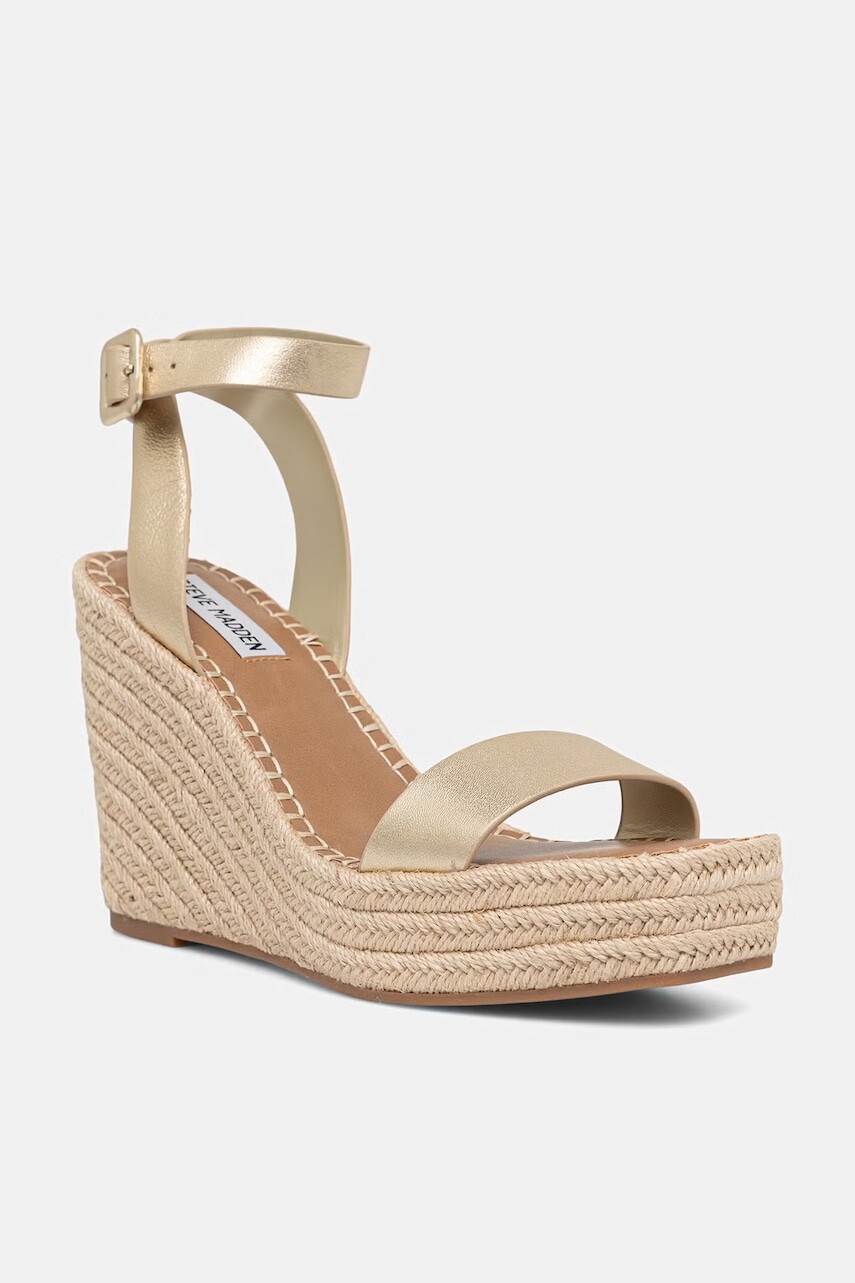 Steve Madden sandále na platforme po celej dĺžke kožené Upstage