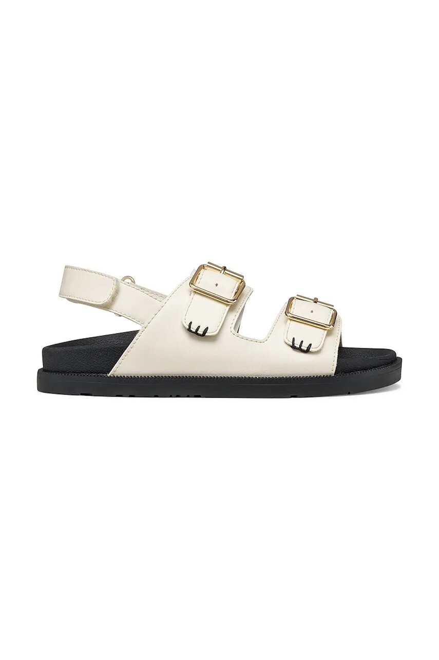 Geox sandále s otvorenou pätou dámske SANDAL FOAMMENTERA
