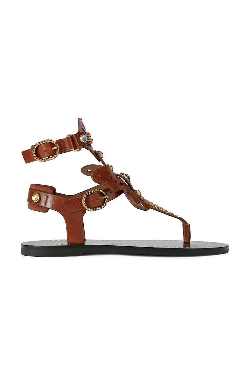 Kurt Geiger London sandále rimanky dámske kožené Boho Butterfly Gladiator
