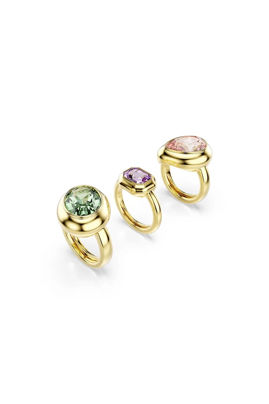 Swarovski prsteň dámsky pozlátený swarovski kryštál GEMA