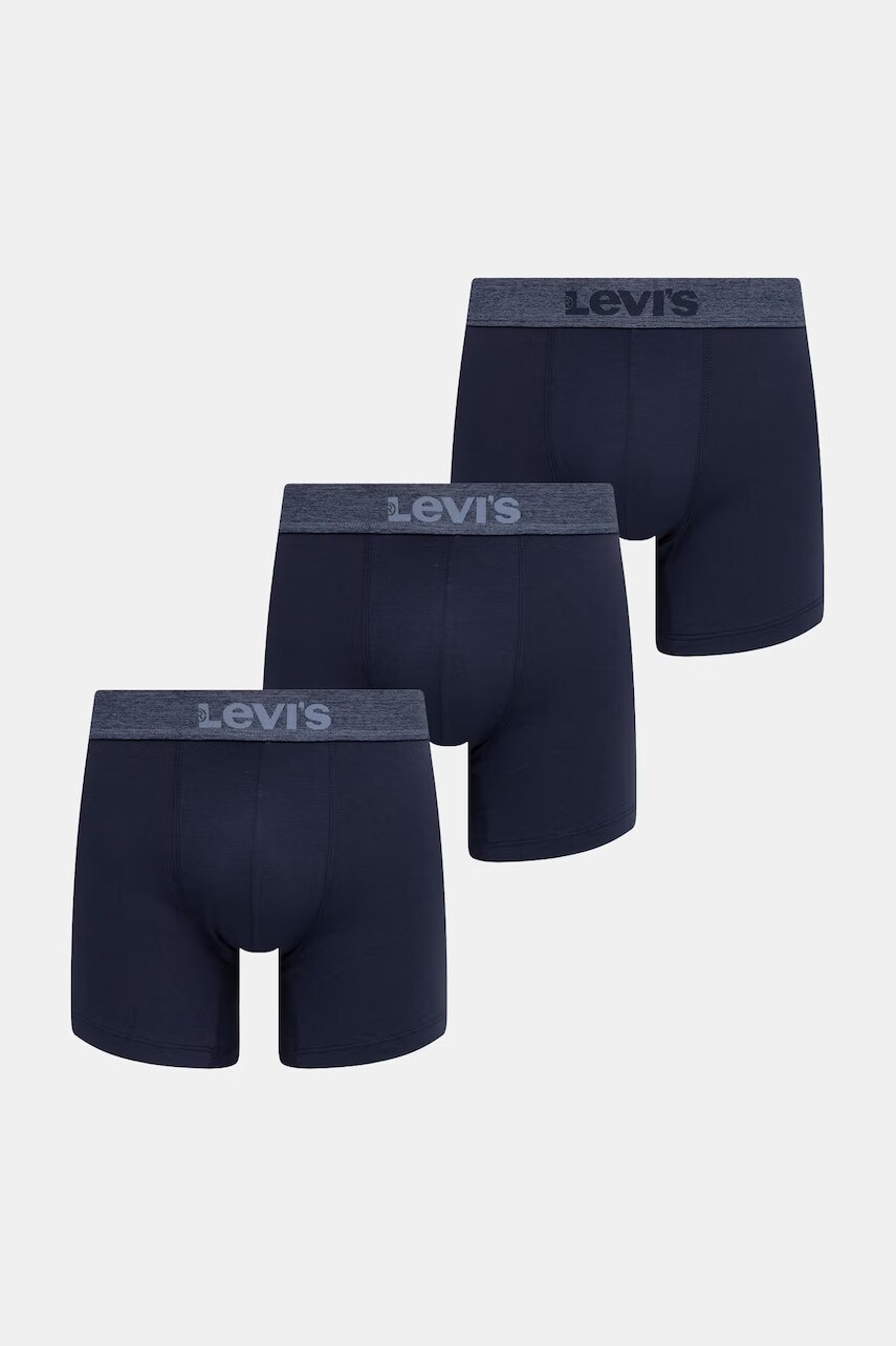 Levi's boxerky pánske bavlnené s elastanom 3-pack