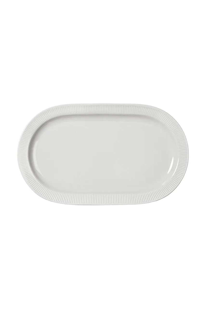 Sagaform tanier na servírovanie vyrobený z porcelánu 34 x 20 x 2,5 cm