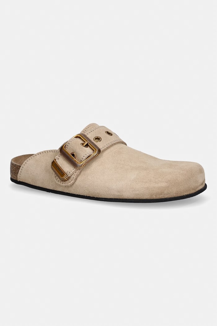 AllSaints šľapky s otvorenou pätou dámske kožené Staffa Mule