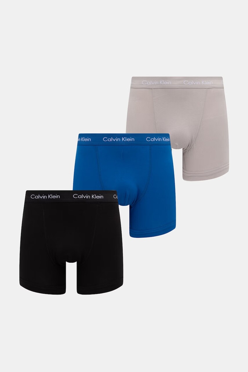Calvin Klein Underwear boxerky pánske bavlnené s elastanom 3-pack