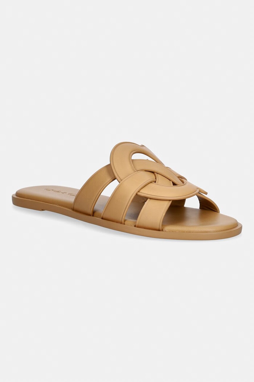 Coach šľapky s otvorenými prstami dámske kožené Lena Leather Slide Sandal