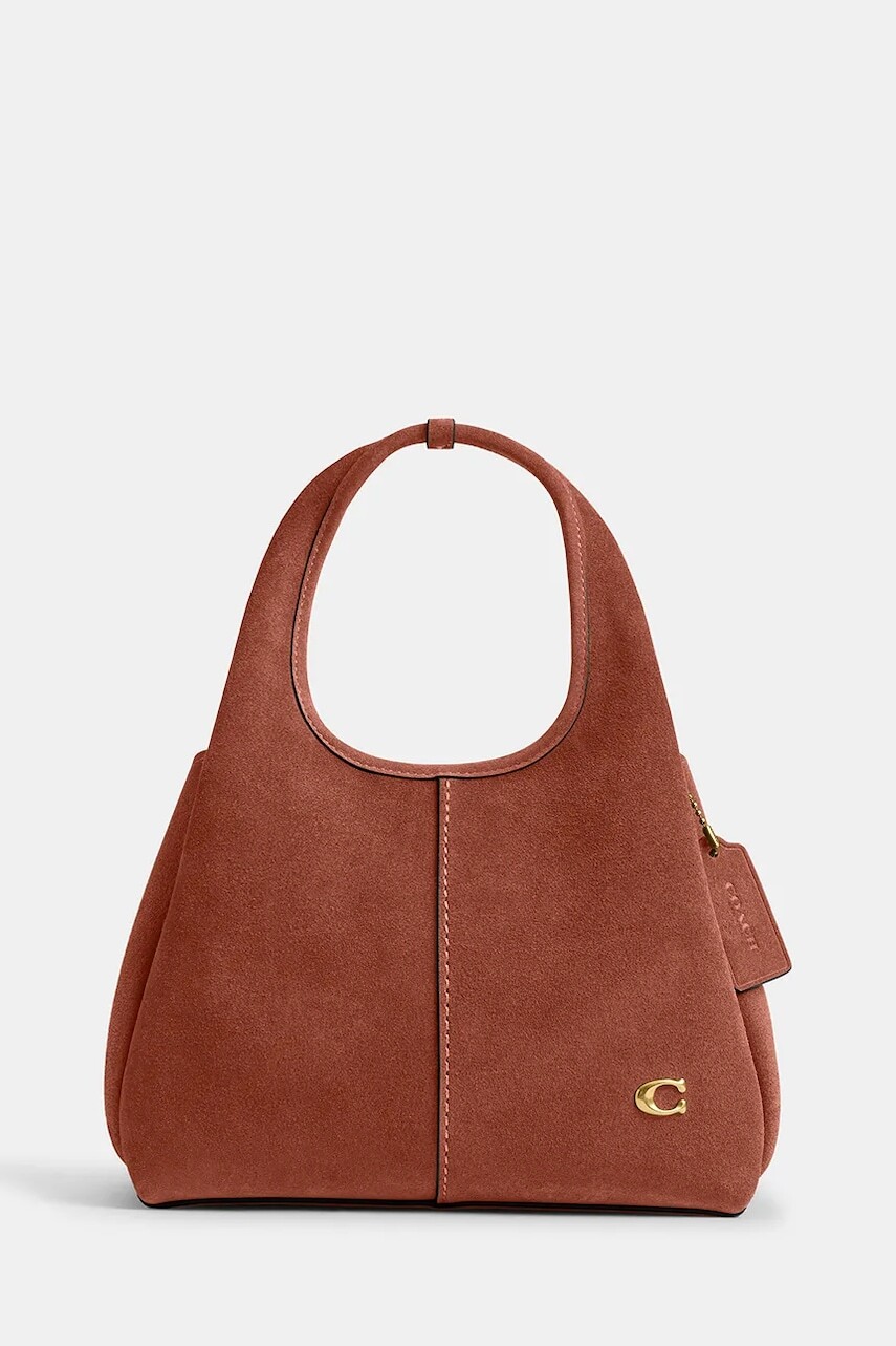 Coach crossbody kabelka dámska semišová Suade Lana Shoulder Bag 23