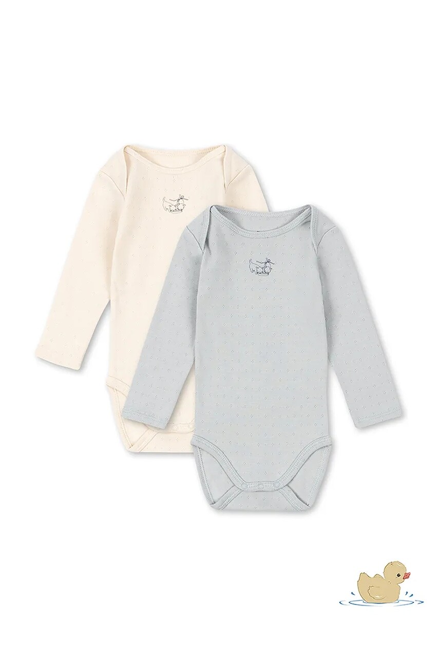 Fanga Fontana body dojčenské bavlnené PERLA 2 PACK LS BODY OCS 2-pak
