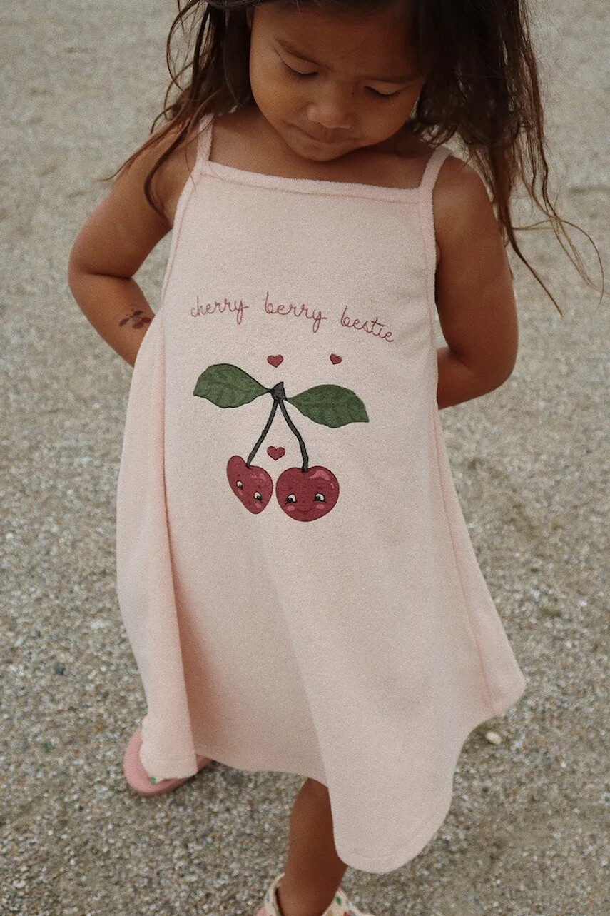 Konges Sløjd šaty bavlnené ITTY STRAP DRESS GOTS - EXCLUSIVE