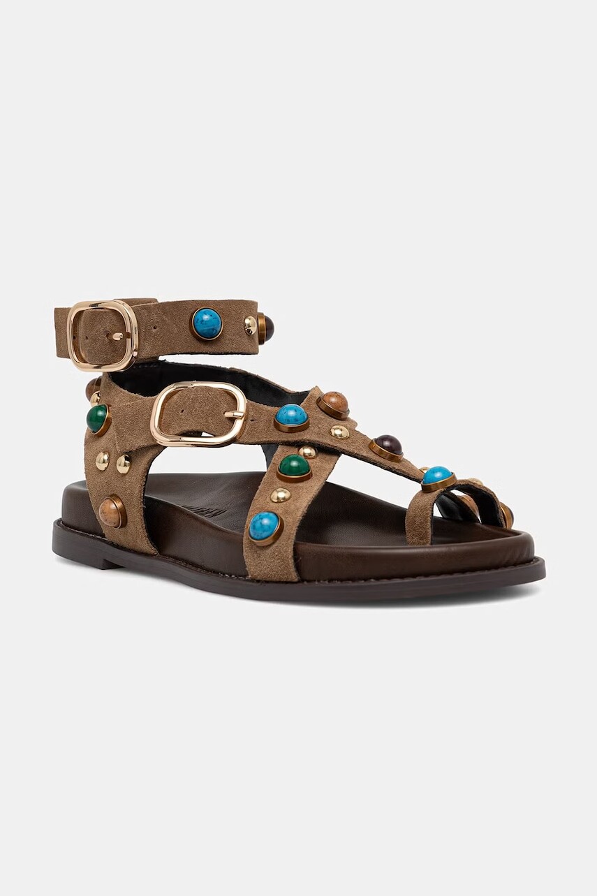 Steve Madden sandále dámske semišové Linear