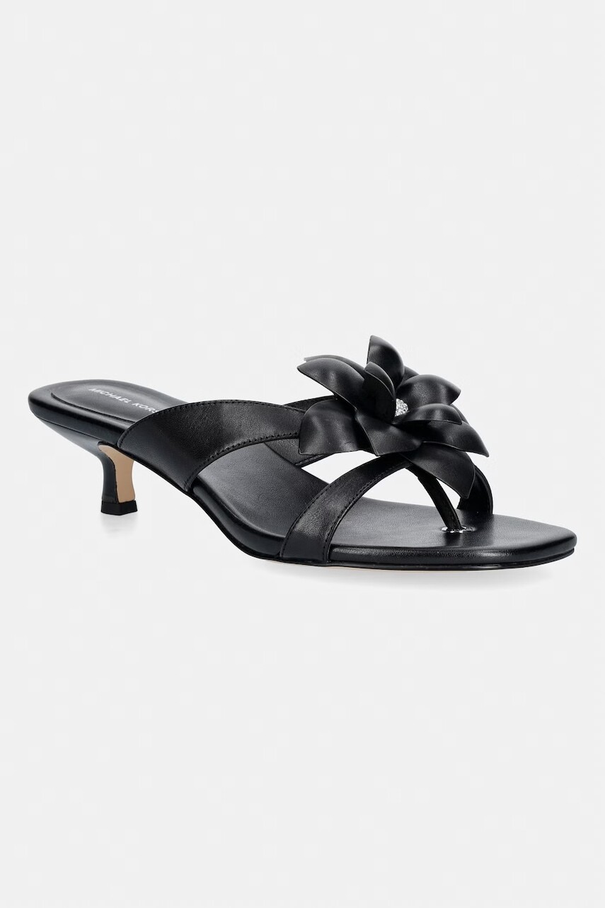 MICHAEL Michael Kors šľapky dámske kožené Jacie Kitten Sandal