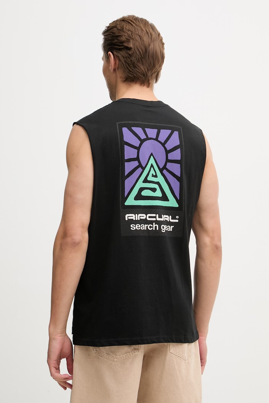 Rip Curl top pánsky bavlnený SEARCH DAWN MUSCLE
