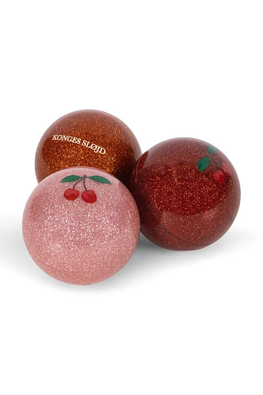 Konges Sløjd sada detských hračiek 3 PACK SPARKLY BALLS