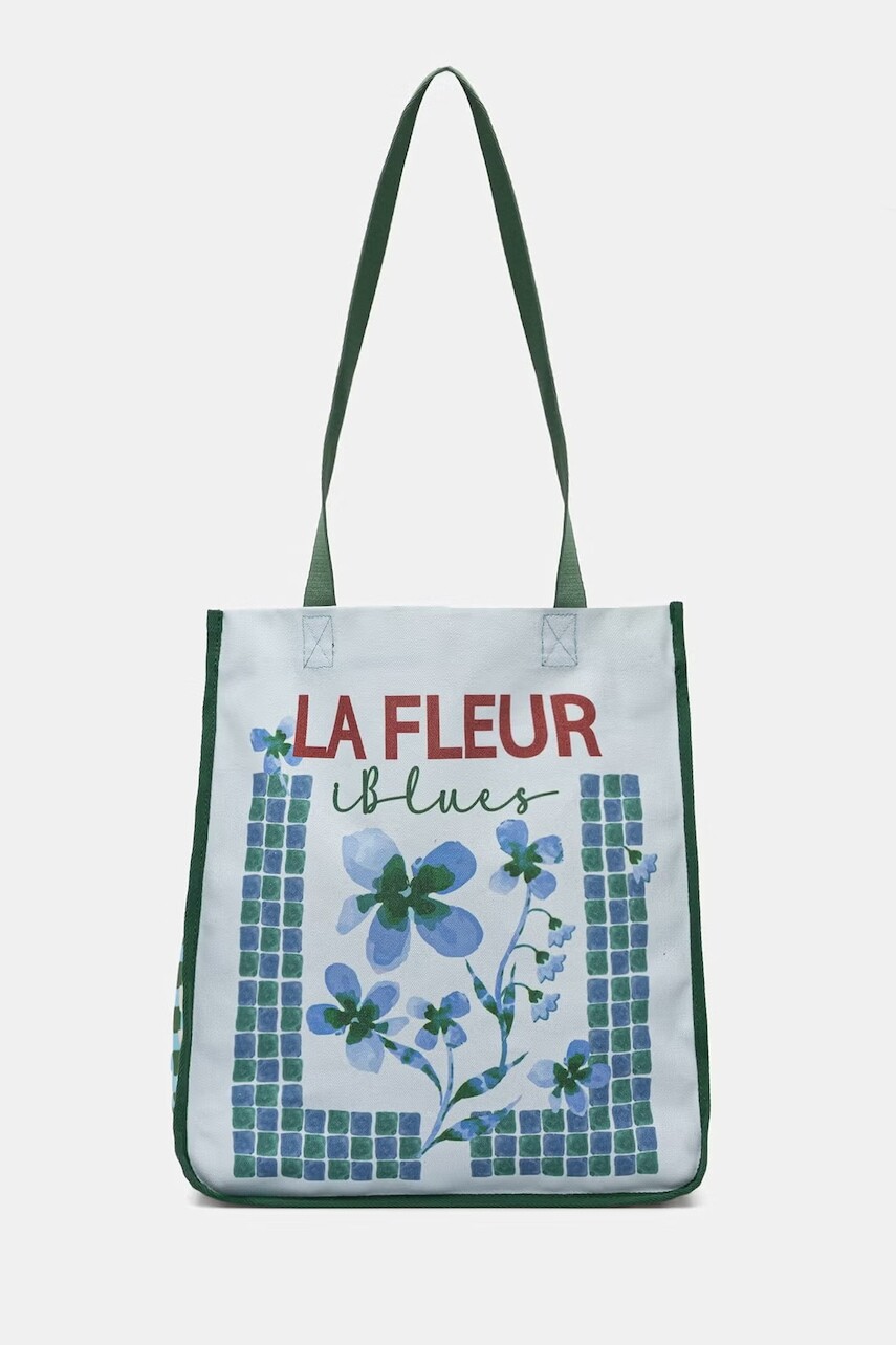 iBlues kabelka typu shopper dámska bavlnená LIMONE