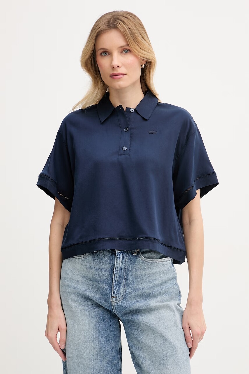 Lacoste polo tričko dámske s lyocellom