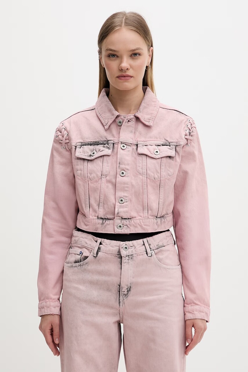 Karl Lagerfeld Jeans džínsová bunda dámska rifľová