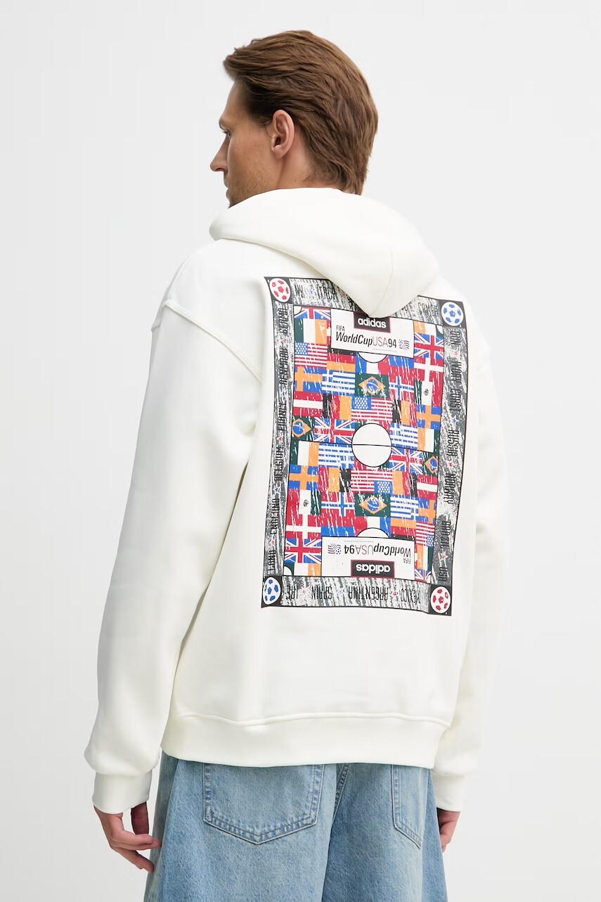 adidas Originals mikina s kapucňou pánska bavlnená