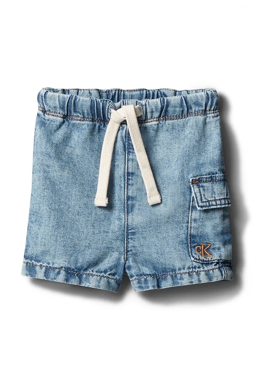 Calvin Klein Jeans šortky dojčenské rifľové