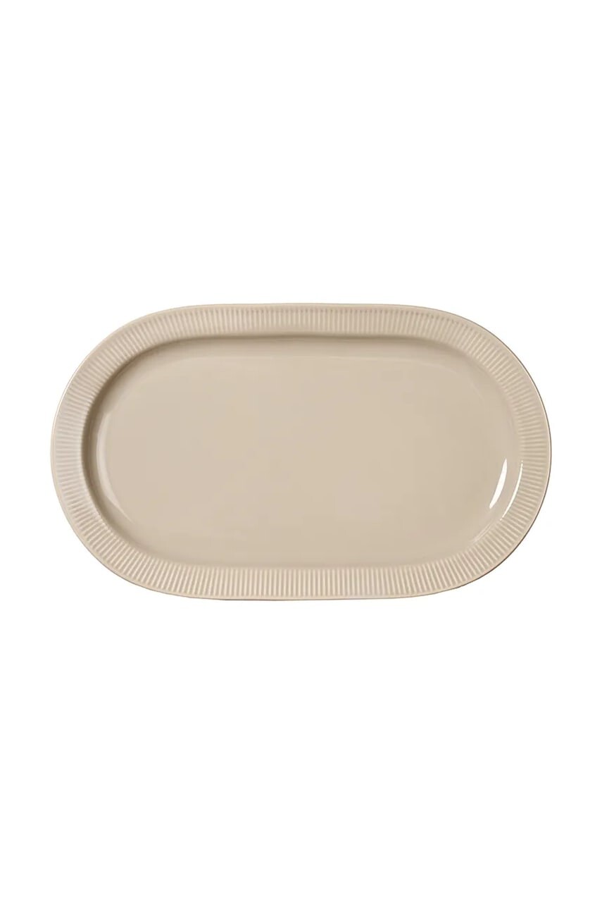 Sagaform Tanier na servírovanie z glazovaného porcelánu 34 x 20 x 2,5 cm