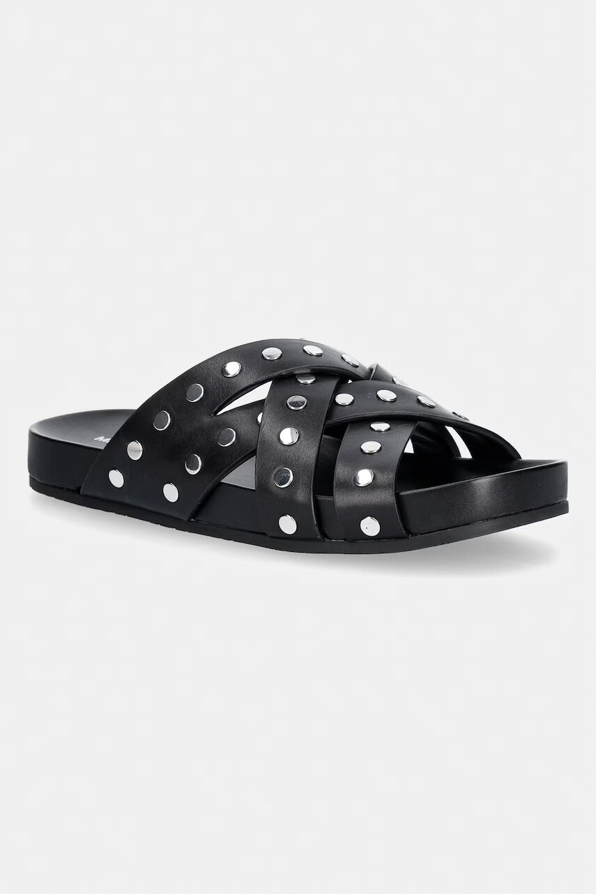 MICHAEL Michael Kors šľapky dámske kožené Irene Flat Sandal