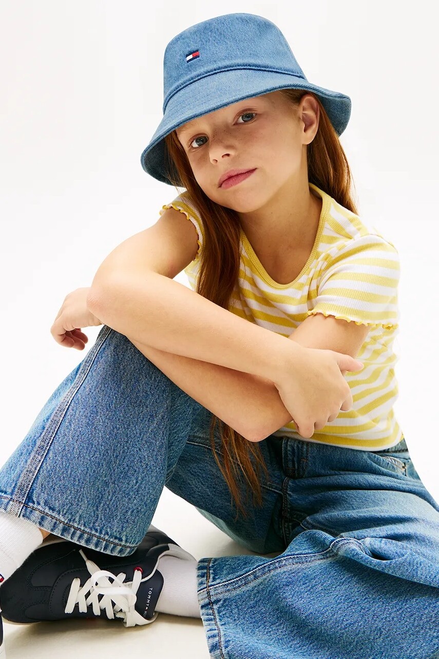 Tommy Hilfiger klobúk detský rifľový