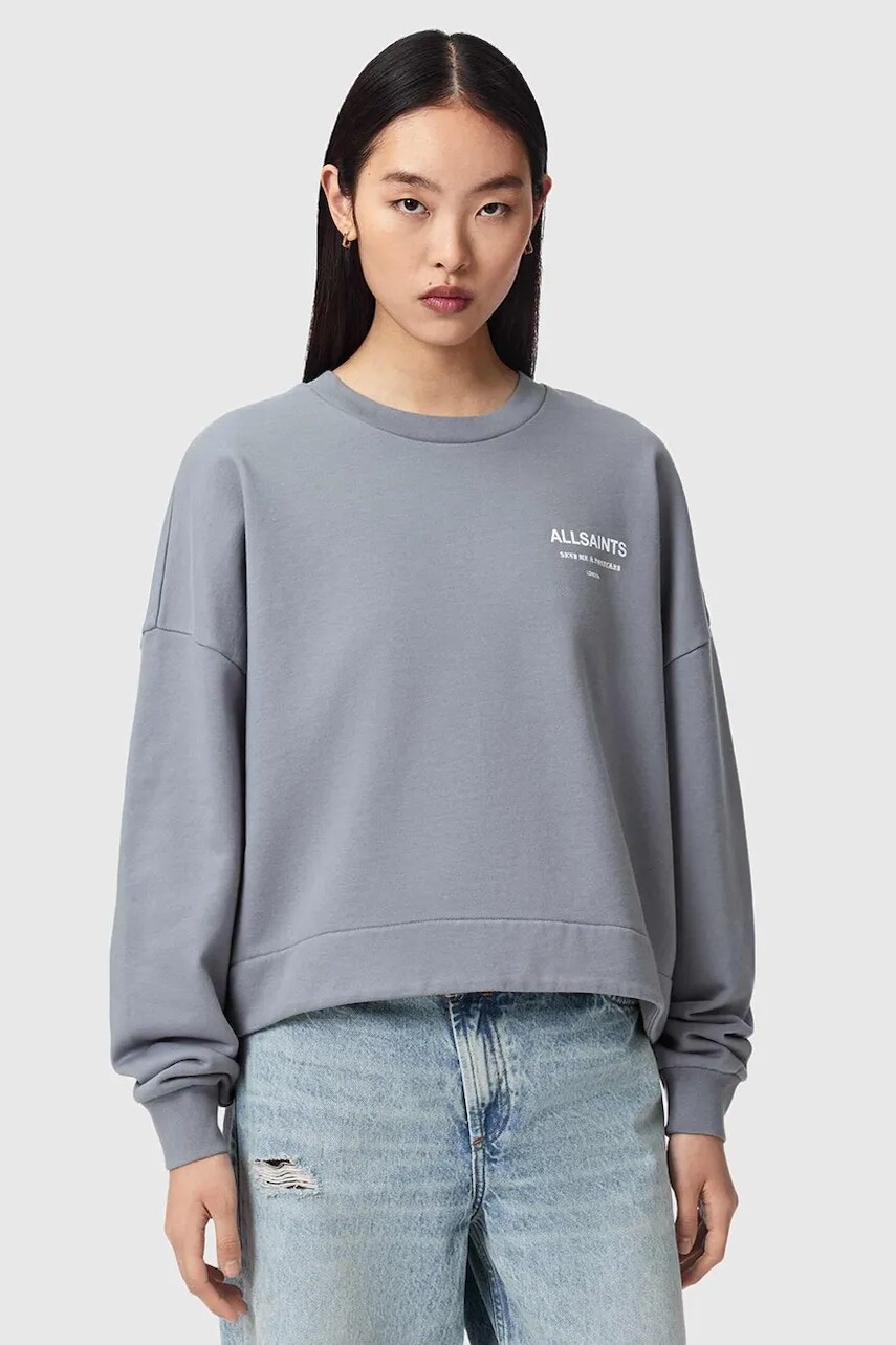 AllSaints oversize mikina dámska bavlnená DREAMER