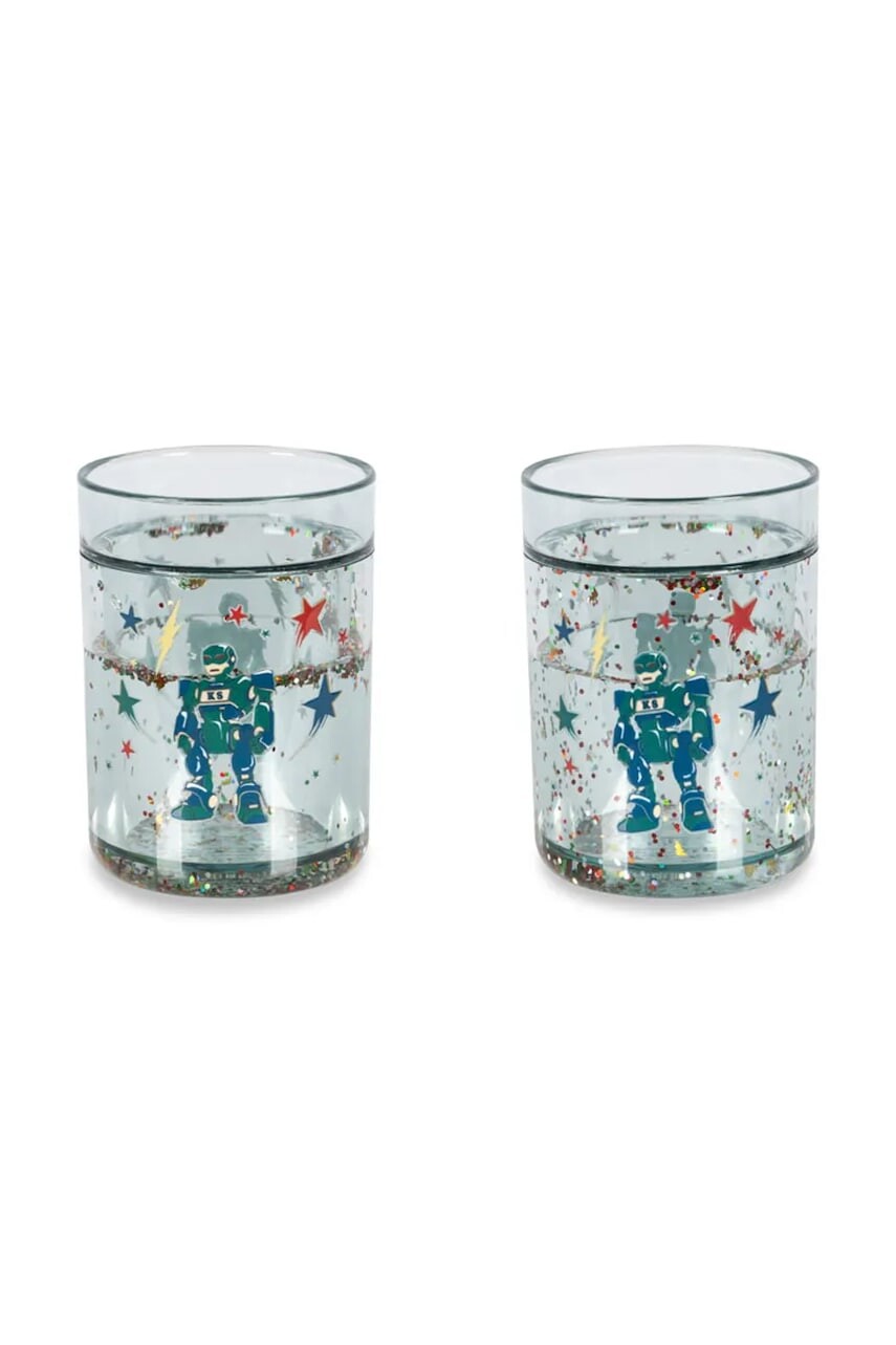 Konges Sløjd sada detských pohárov 2 PACK GLITTER CUPS