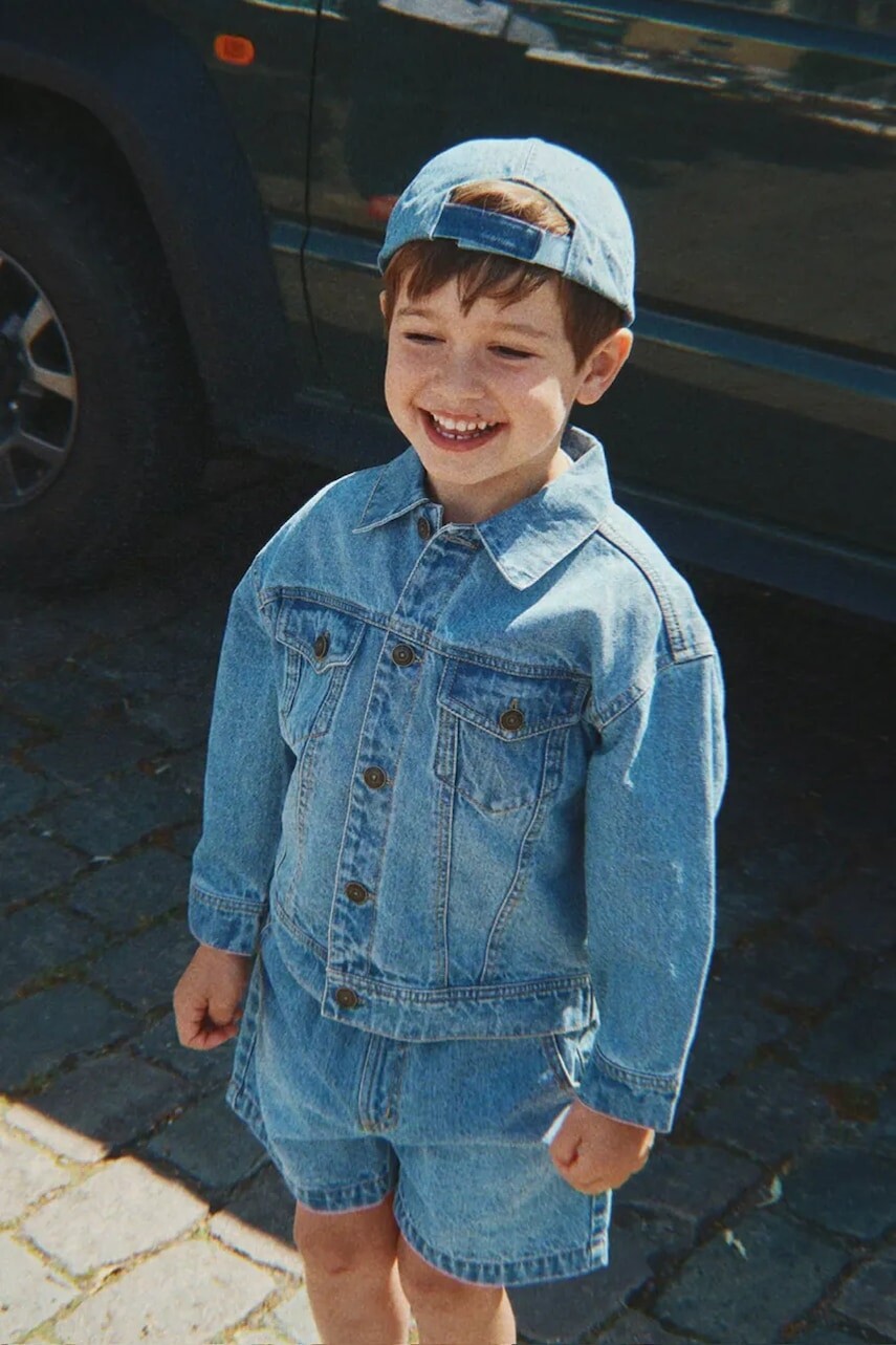 Konges Sløjd bunda detská rifľová MAGOT DENIM JACKET GOTS
