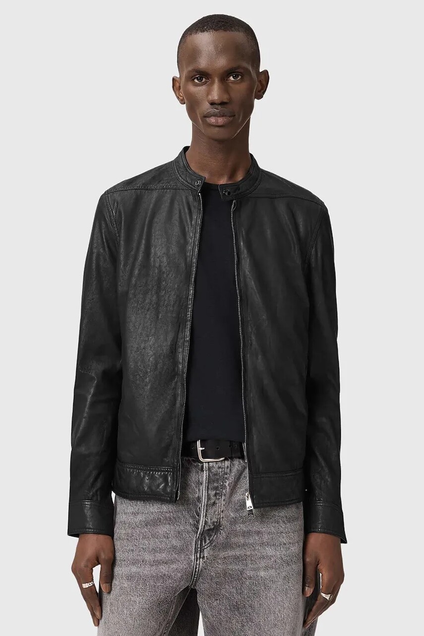 AllSaints pánska kožená bunda COLT