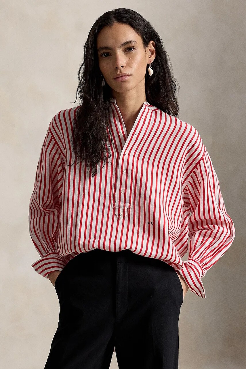 Polo Ralph Lauren košeľa dámska s ľanom