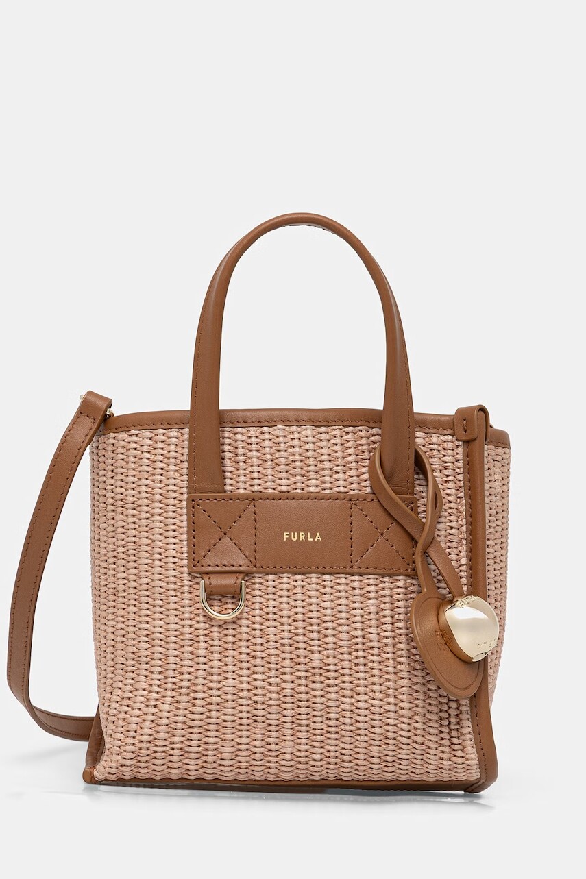 Furla crossbody kabelka dámska pletená Divide It Mini Tote