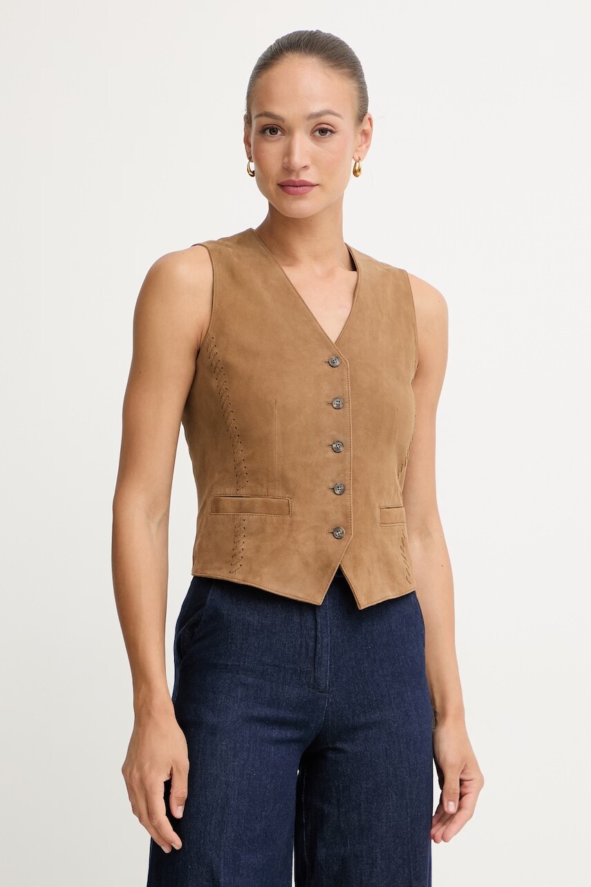 Weekend Max Mara vesta dámska semišová VETUSTA