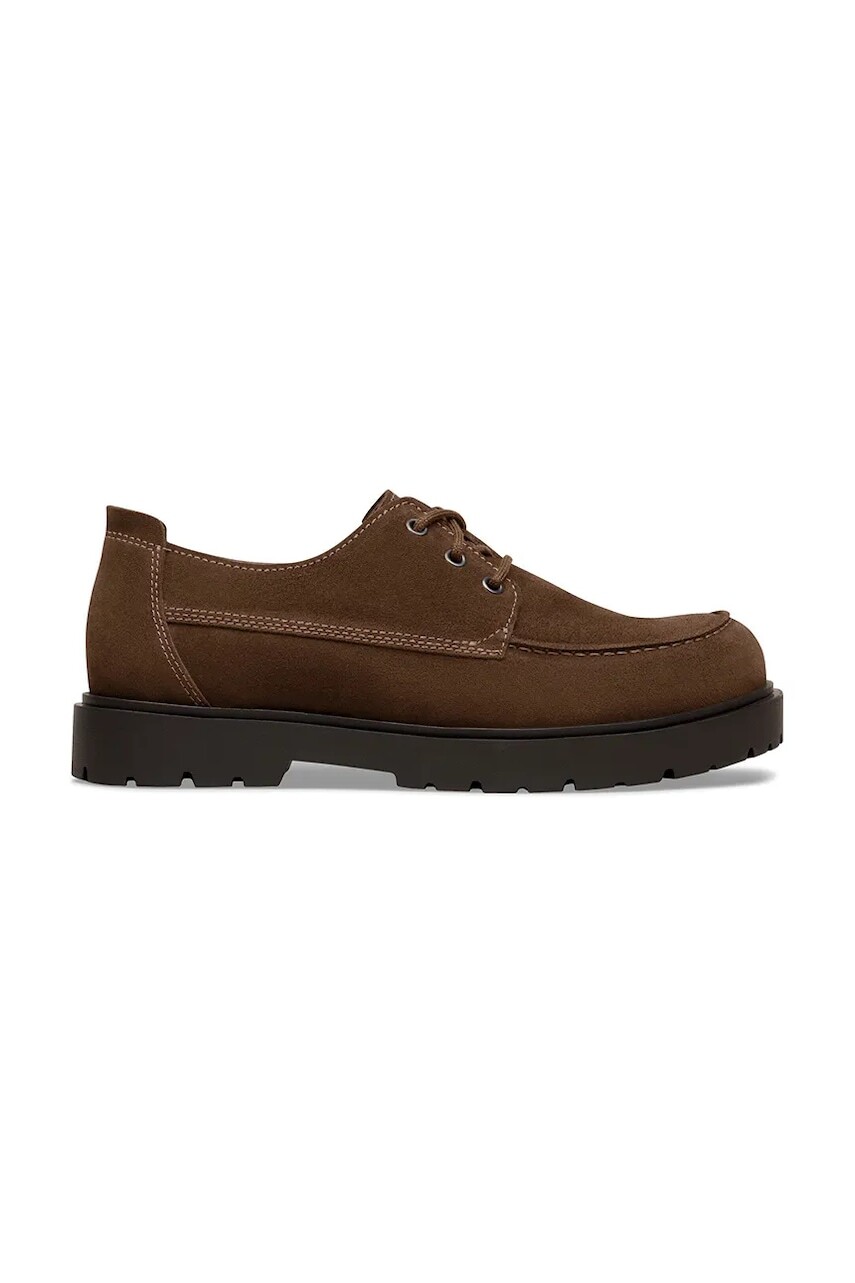 Birkenstock poltopánky pánske semišové Highwood Moc Lace Low