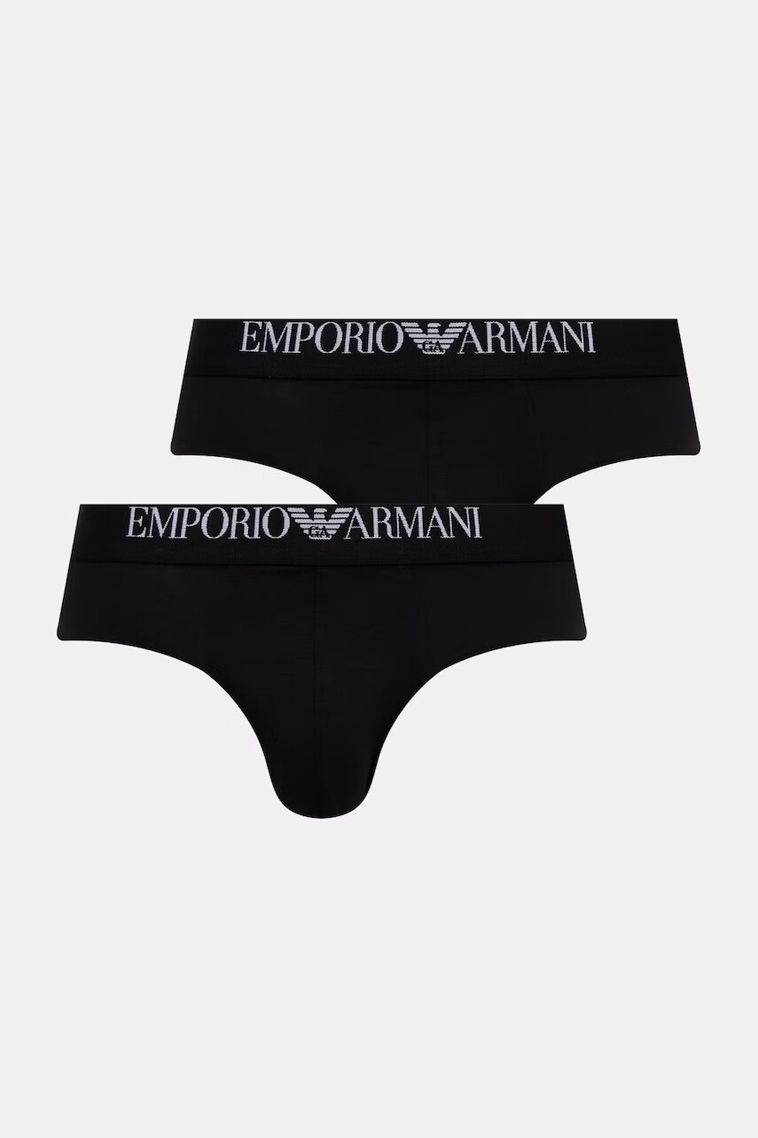 Emporio Armani Underwear slipy pánske s viskózou 2-pak