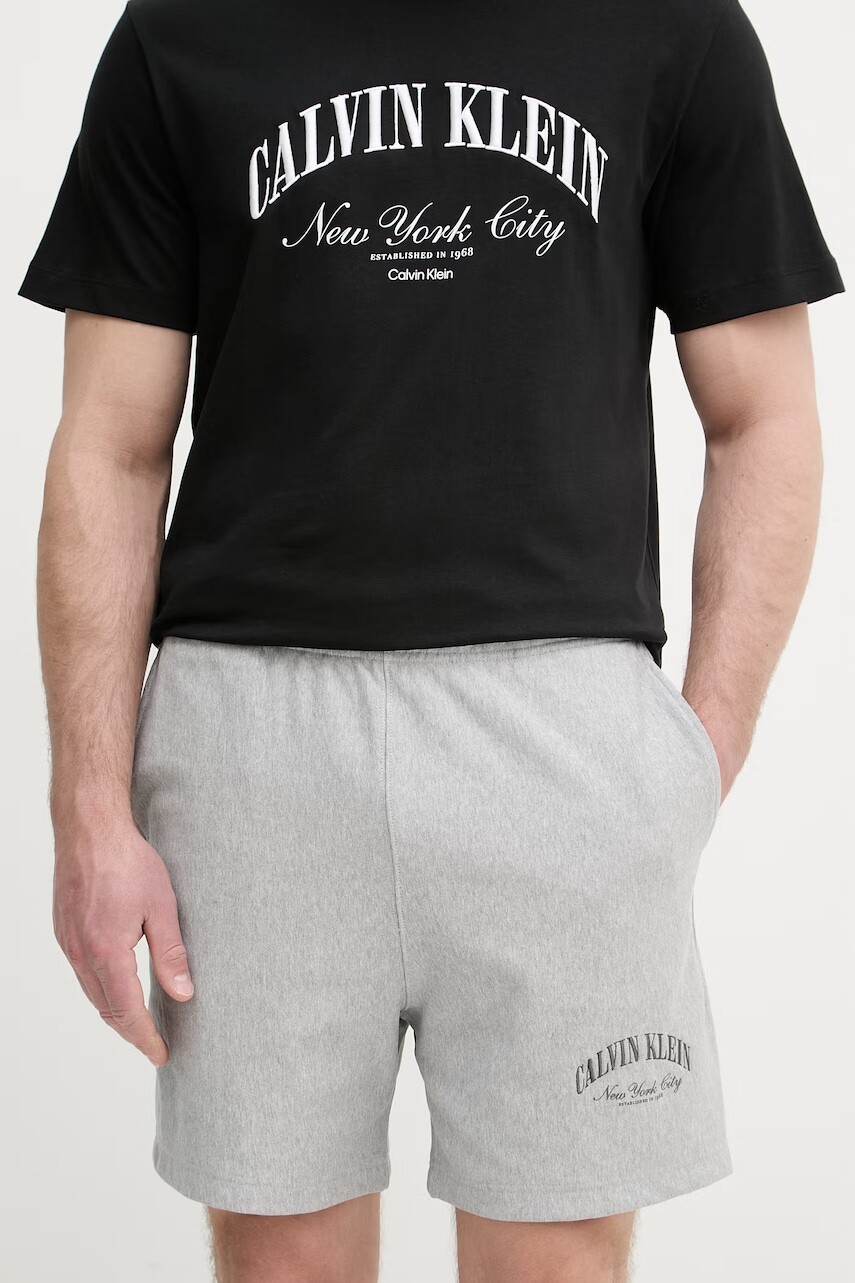 Calvin Klein Jeans teplákové šortky pánske z bavlnou