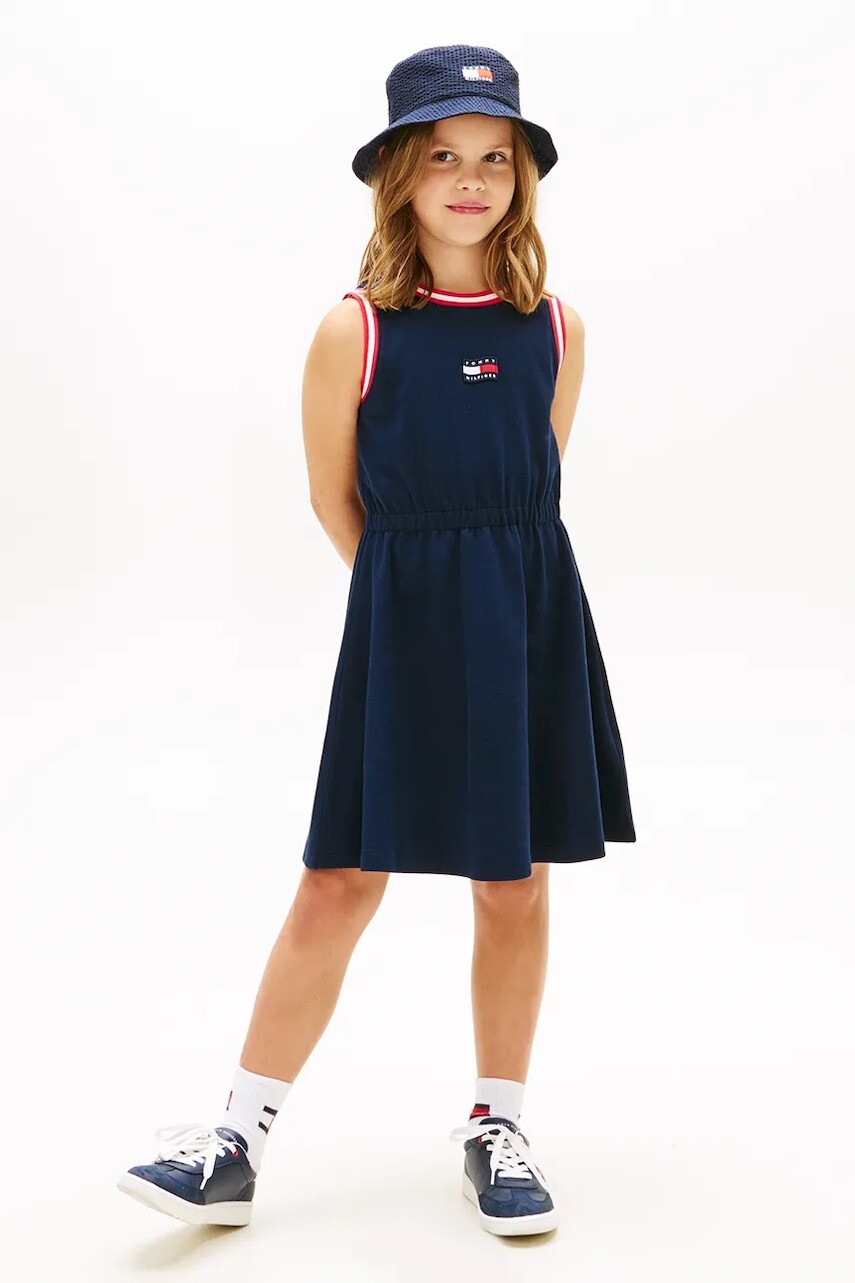 Tommy Hilfiger športové šaty s bavlnou