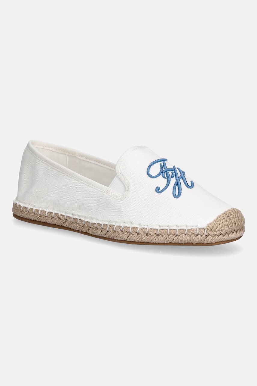 Tommy Hilfiger espadrilky dámske TH SCRIPT SUMMER ESPADRILLE