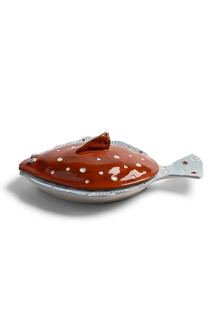 &k amsterdam servírovací podnos na servírovanie z kameniny 29,5 x 21 x 9 cm