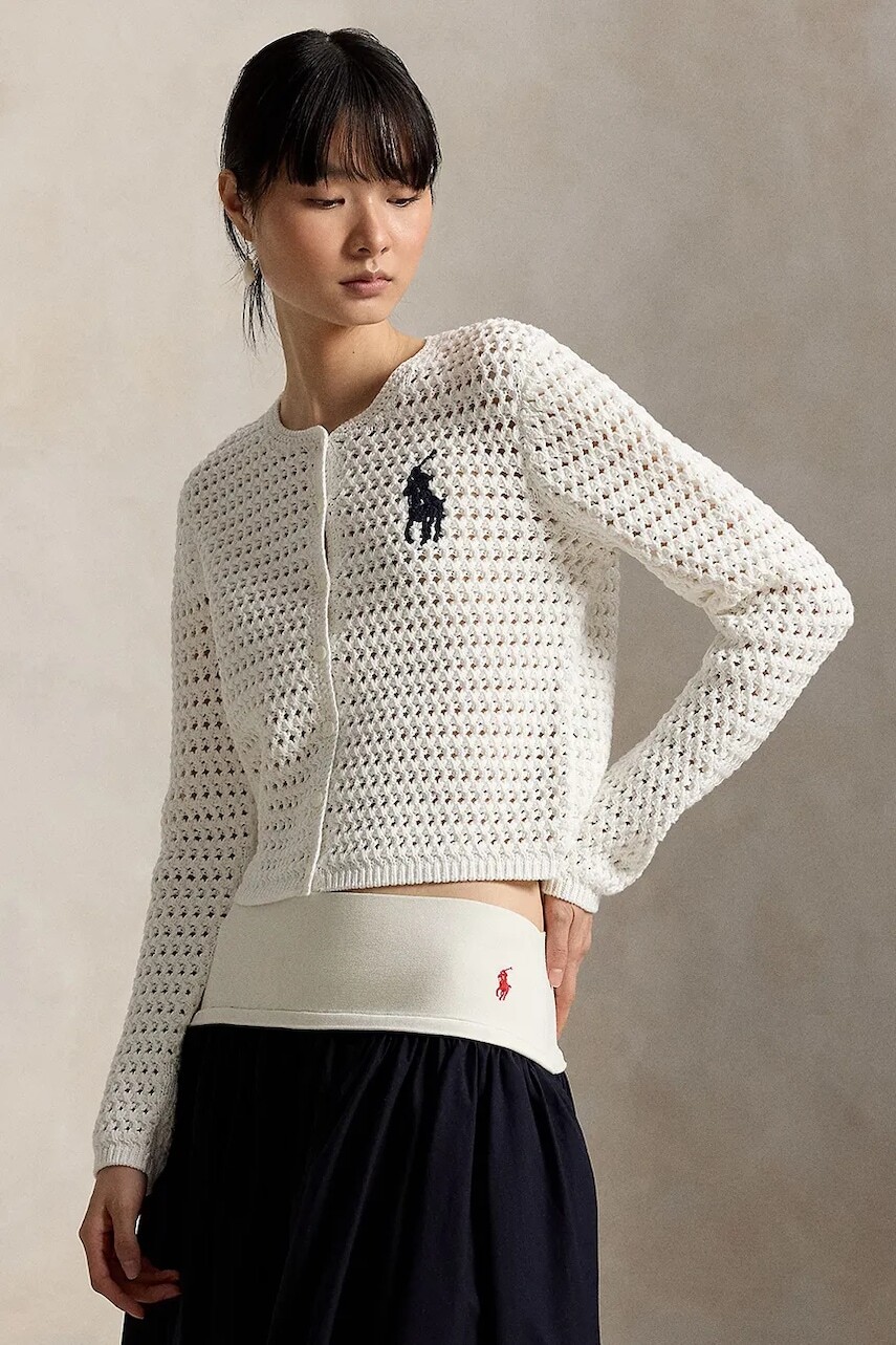 Polo Ralph Lauren sveter na gombíky dámsky bavlnený
