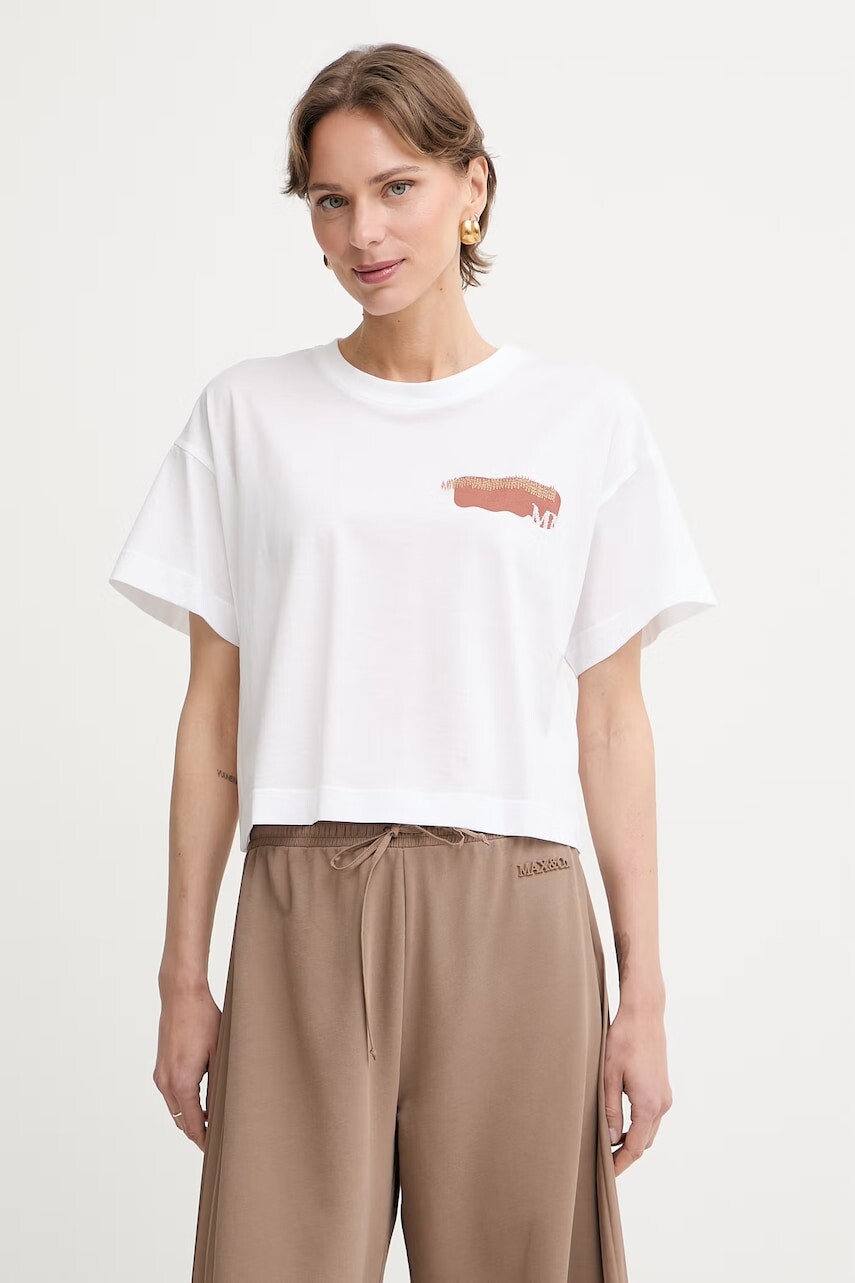 MM by Max Mara tričko dámske bavlnené FUNALE