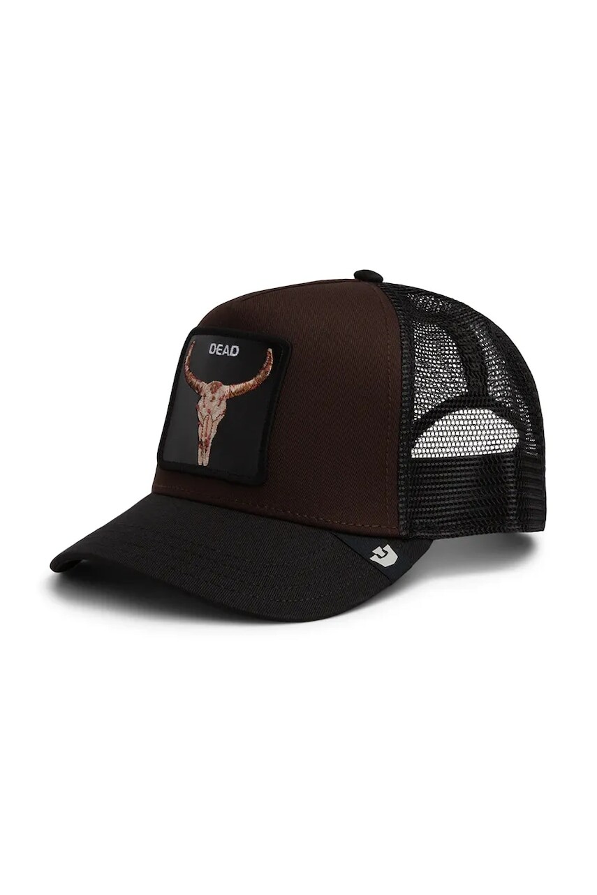 Goorin Bros čiapka so šiltom pánska bavlnená Dead Skull Trucker