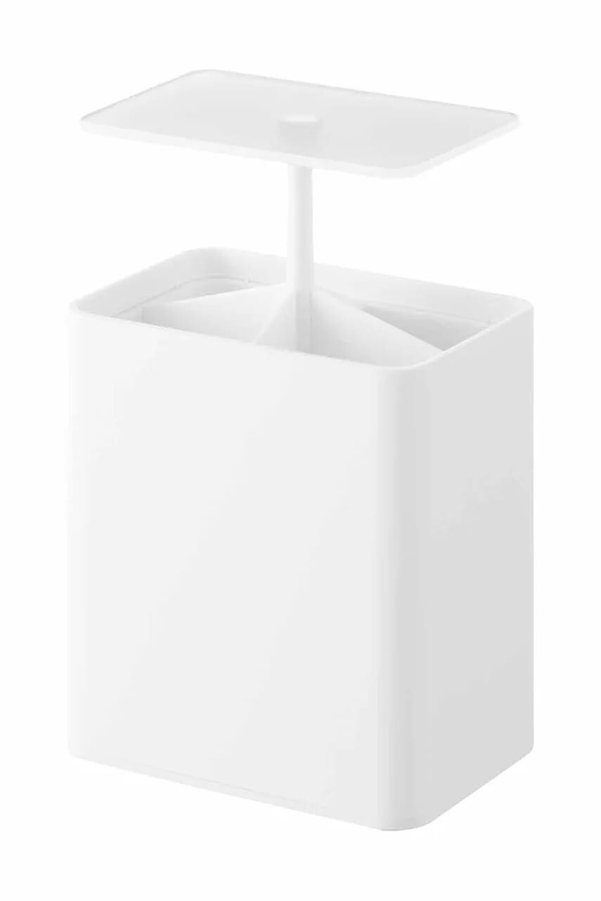 Yamazaki organizér na skladovanie z plastu 9,6 x 6,6 x 10,8 cm