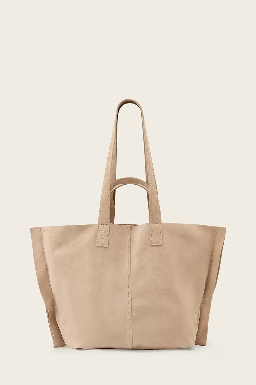 AllSaints kabelka typu shopper dámska kožená LUTECE