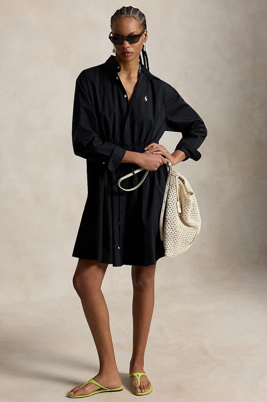 Polo Ralph Lauren šaty bavlnené MW CTN PW-WVN-DRESSES