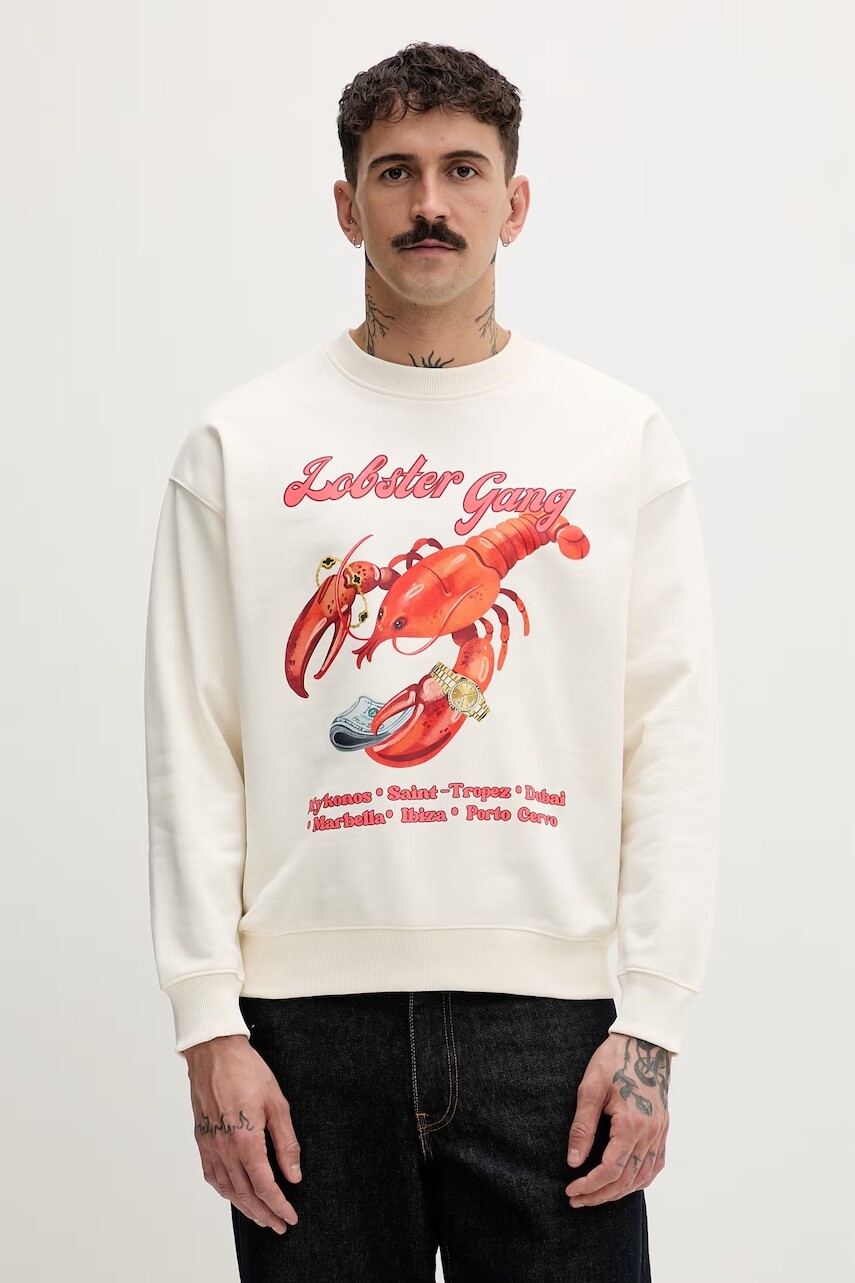 Baron Filou mikina pánska bavlnená LOBSTER GANG