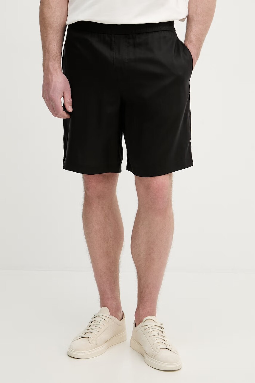 Armani Exchange šortky pánske z lyocellu