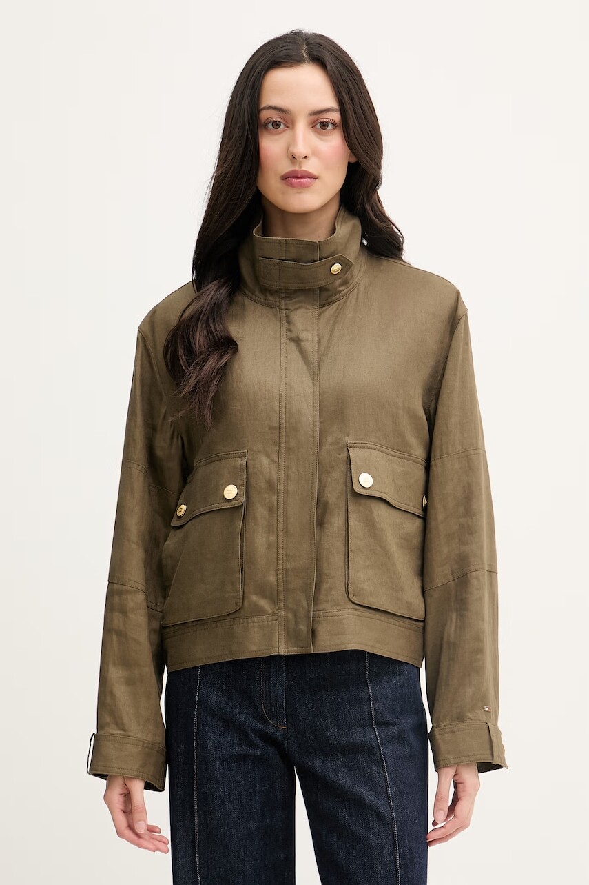 Tommy Hilfiger bunda dámska ľanová