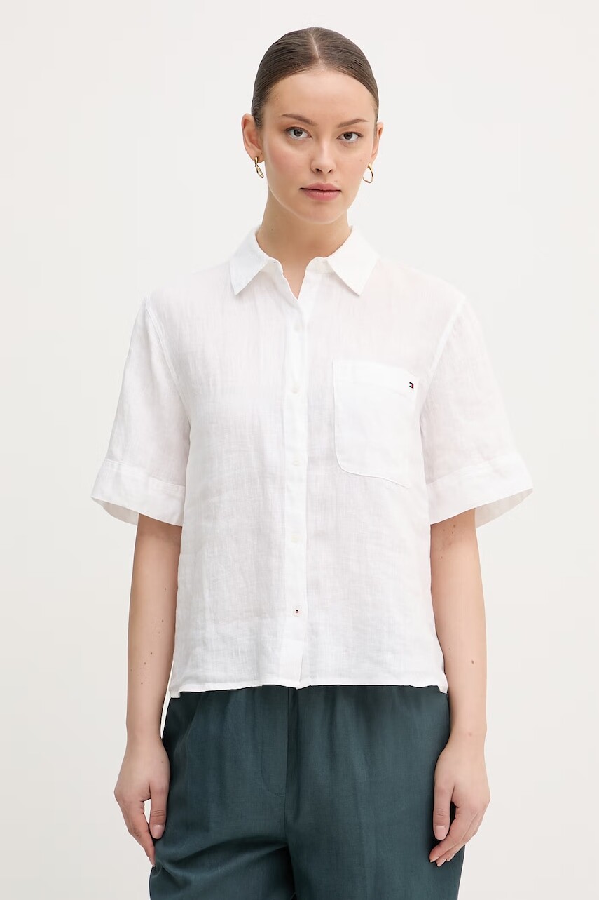 Tommy Hilfiger košeľa dámska ľanová