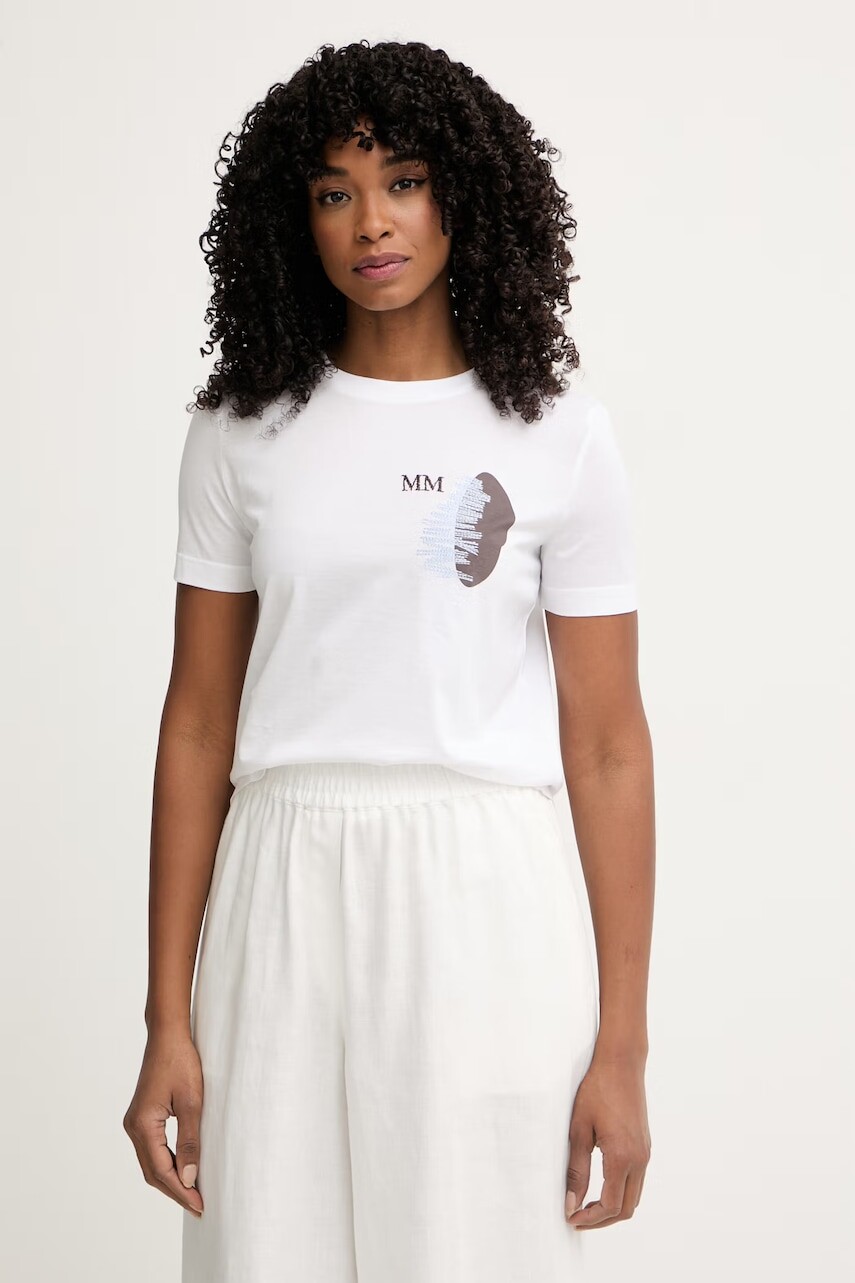MM by Max Mara tričko dámske bavlnené LICENZA