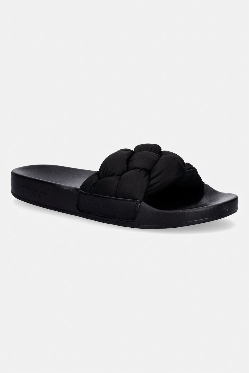 Tommy Jeans šľapky dámske TJW BRAIDED SLIDES
